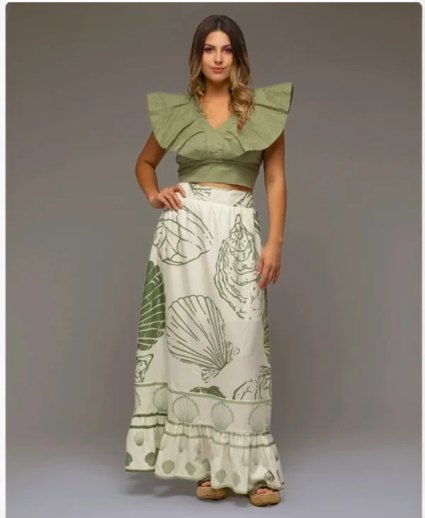 blusa ocean green